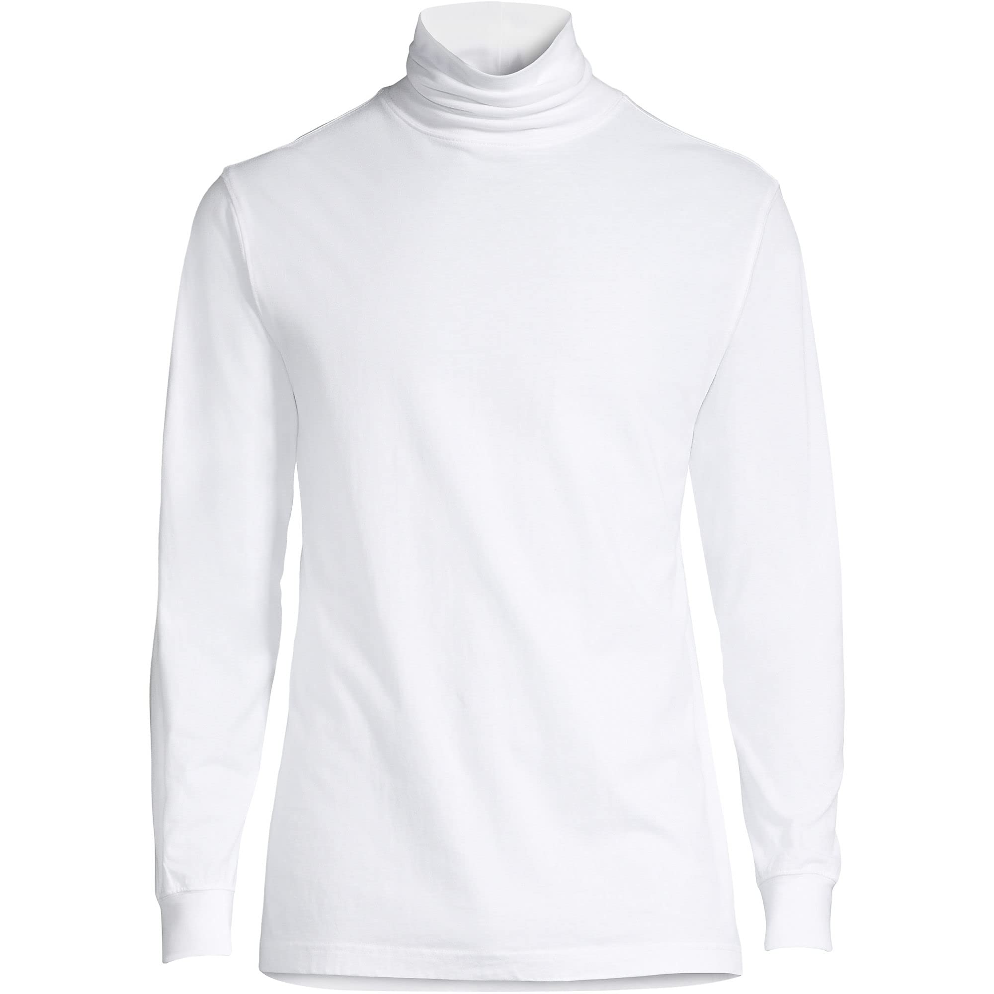 Lands' End Men's Super-T Cotton-Blend Turtleneck Shirt