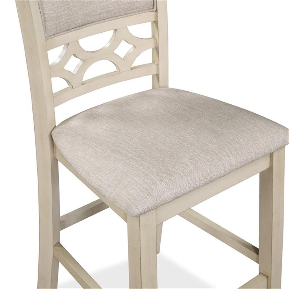 New Classic Furniture Mitchell Dining Room Table, Beige and Brown