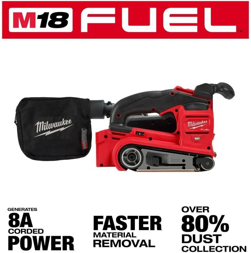 Milwaukee Electric Tool M18 Fuel 3"" x18 Belt Sander