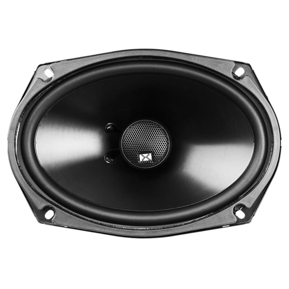 NVX NSP35 3.5" Car Speakers, 200W Max, 70W RMS, 2-Way Coaxial w/Silk Dome Tweeters & Built-in X-Overs, Easy to Install in Cars/Trucks/Doors (Pair)