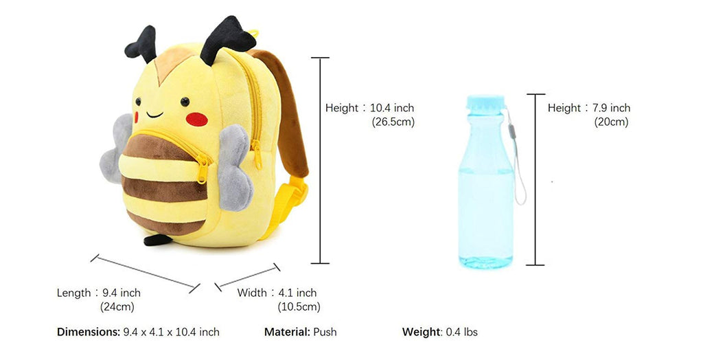 NICE CHOICE Cute Toddler Backpack Toddler Bag Plush Animal Cartoon Mini Travel Bag for Baby Girl Boy 2-6 Years(BB Unicorn)