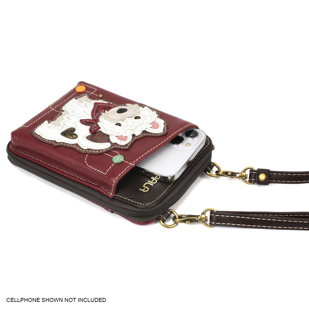 CHALA Wallet Crossbody Cell Phone Purse - Women Faux Leather Multicolor Handbag with Adjustable Strap