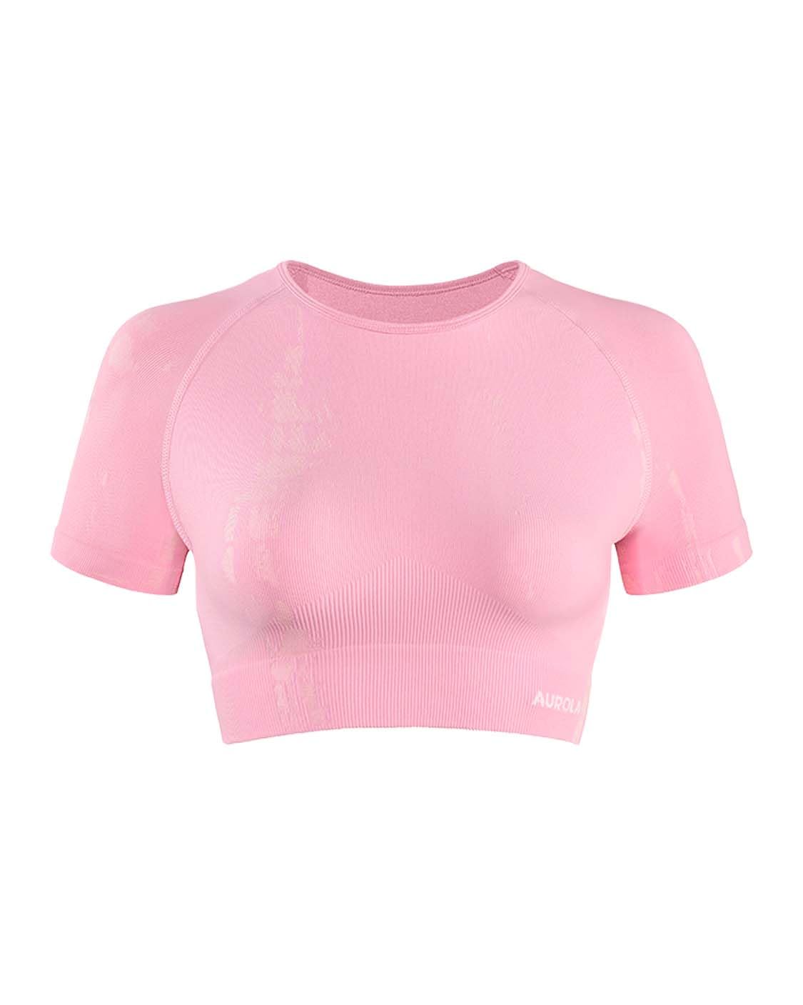 AUROLA Serpent Snake Seamless Workout T-Shirts for Women,Short Sleeve Crop Top Gym Yoga Athletic Shirts Tee