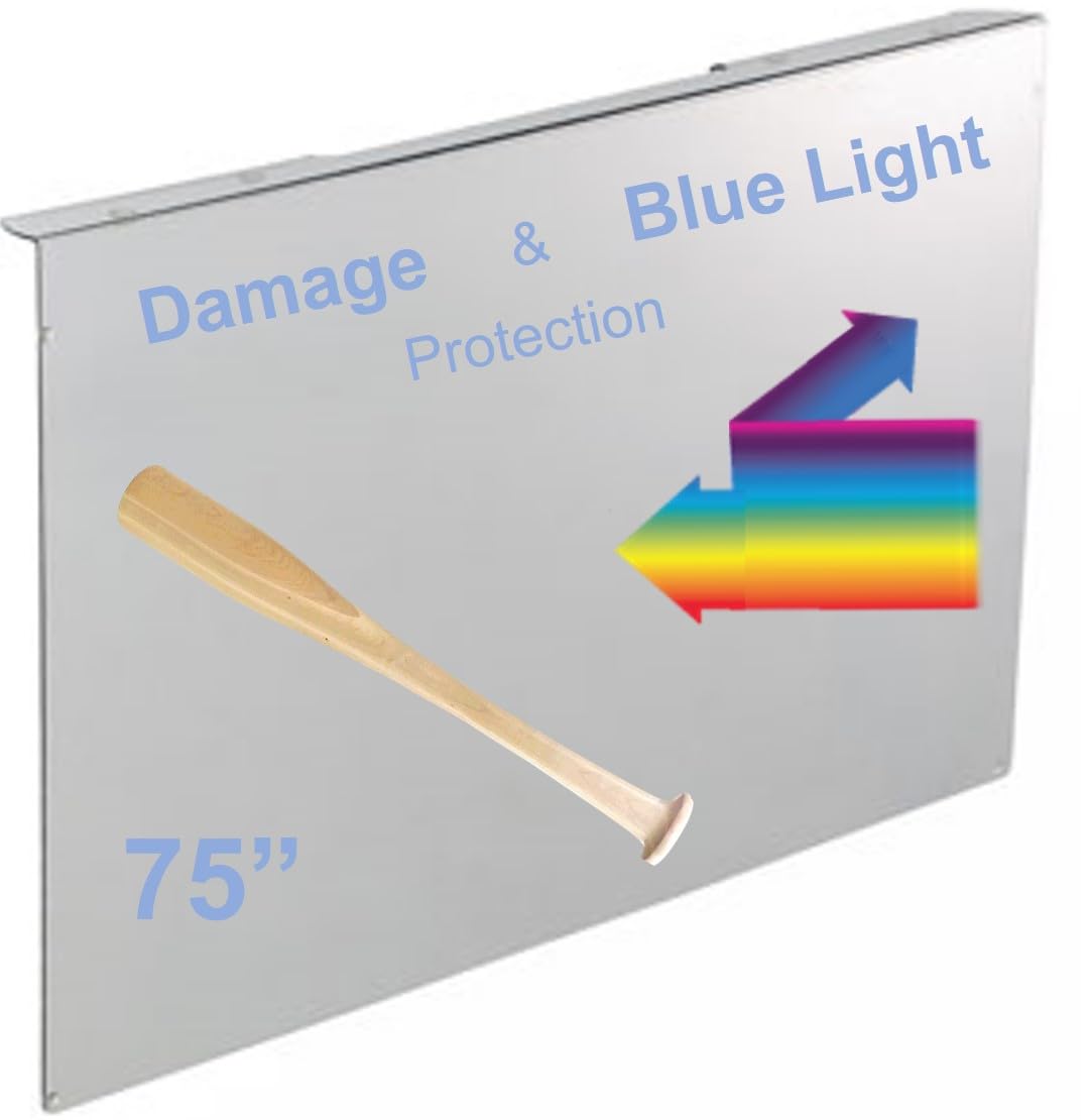 VizoBlueX - 14 inch Diagonal Blue Light Blocking Screen Protector Filter. Panel LED PC All Laptop Anti-UV Eye Protection Panel Cover - Hanging Type Fits Apple MacBook Pro 14 (W 12.4" X H 7.9")