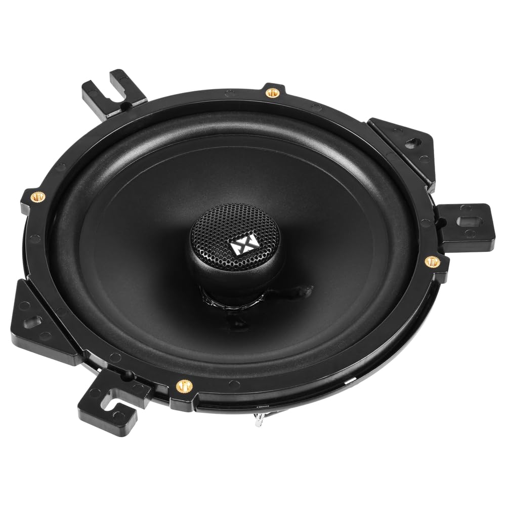 NVX NSP35 3.5" Car Speakers, 200W Max, 70W RMS, 2-Way Coaxial w/Silk Dome Tweeters & Built-in X-Overs, Easy to Install in Cars/Trucks/Doors (Pair)