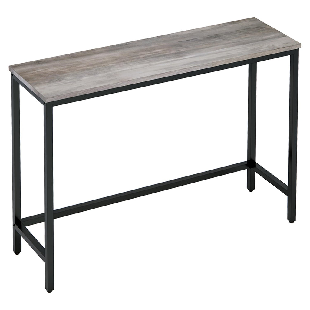 Timberer 39.4” Console Table, Hallway Entrance Table Sofa Table Behind Couch, for Living Room, Entryway, Easy Assembly, Accent Table, Black