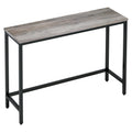 Timberer 39.4” Console Table, Hallway Entrance Table Sofa Table Behind Couch, for Living Room, Entryway, Easy Assembly, Accent Table, Black