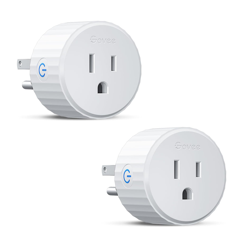 Govee Smart Plug, WiFi Outlet Compatible with Alexa and Google Assistant, Mini Smart Home Plugs with Timer Fuction & Group Controller, No Hub Required, ETL & FCC Certified, 2.4G WiFi Only (1 Pack)