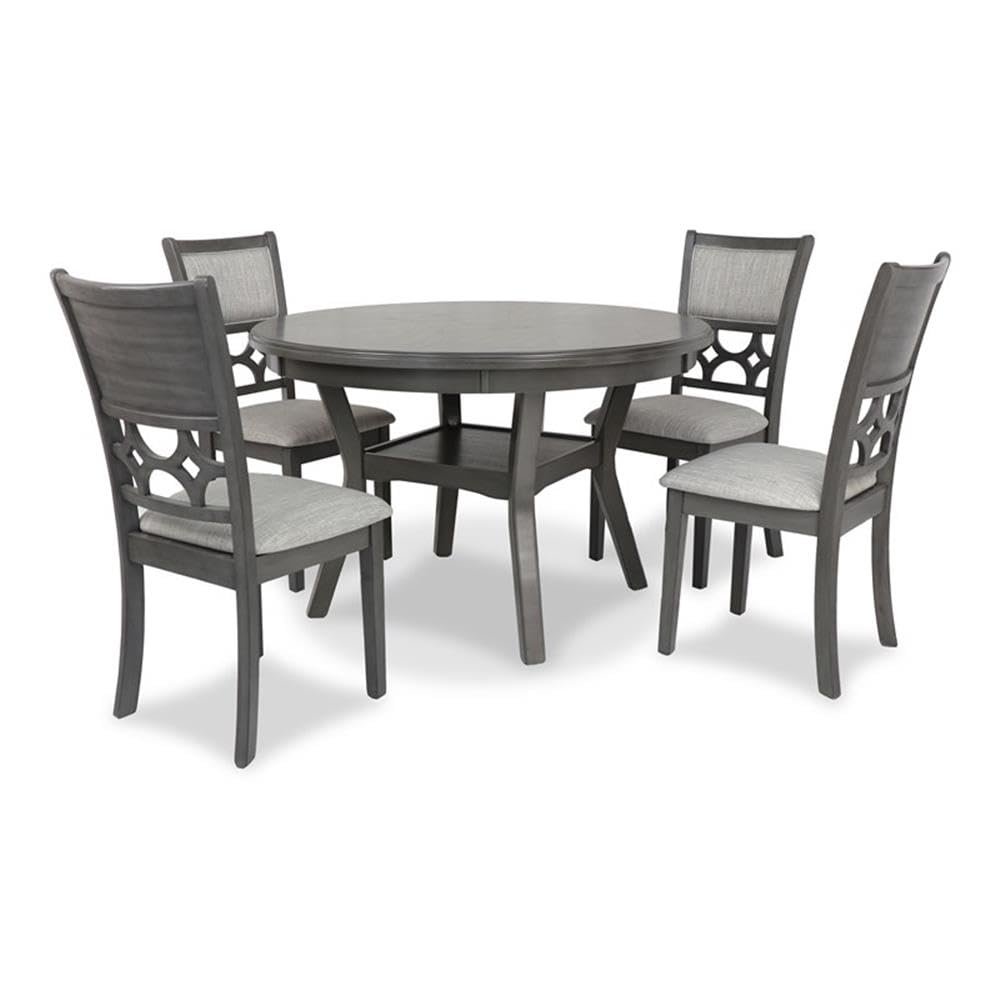 New Classic Furniture Mitchell Dining Room Table, Beige and Brown