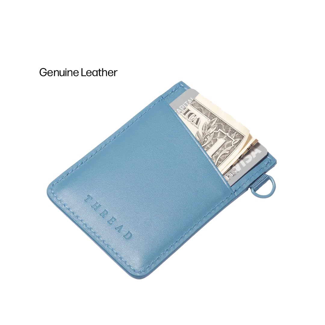Thread Wallets Ultra Slim Minimalist Leather Card Holder Wallet (Benny)