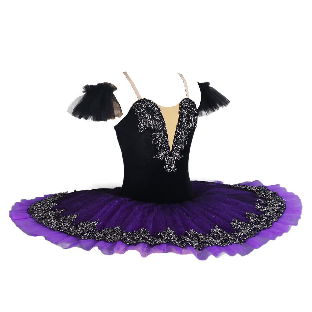 MTPLOP Swan Lake Performance Costume Ballet Dress White Sarong Competition Tutu Kids Adult Ballet Puffy Skirt