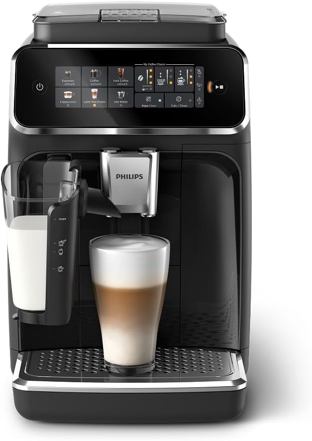 Philips 3300 Series Fully Automatic Espresso Machine, LatteGo Milk System