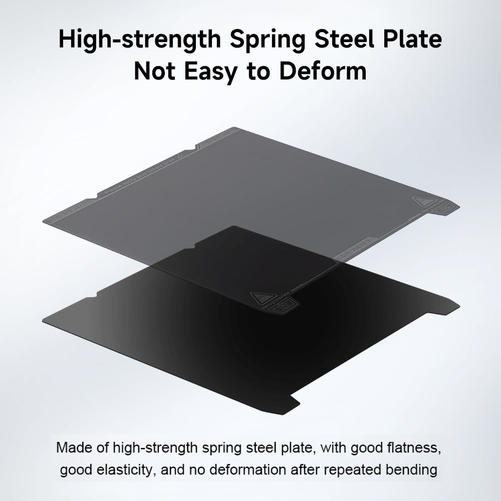 Creality Ender 3 V4 Build Plate, Original PEI Printing Plate Kit 225*250mm, Flexible Spring Steel Magnetic Platform Plate, Easy Print Removal, Heat Resistant For Creality Ender 3 V4 Combo 3D Printer