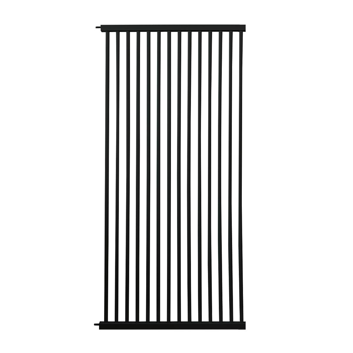 Lumizone Extra Tall Cat Gate Extension Kit 55.12" High 4.13" Wide Black | Tall Pet Gate Dog Gate for Doorway Hallway Stairs Pressure Mounted Extra Wide 1.37" Gap No Drilling
