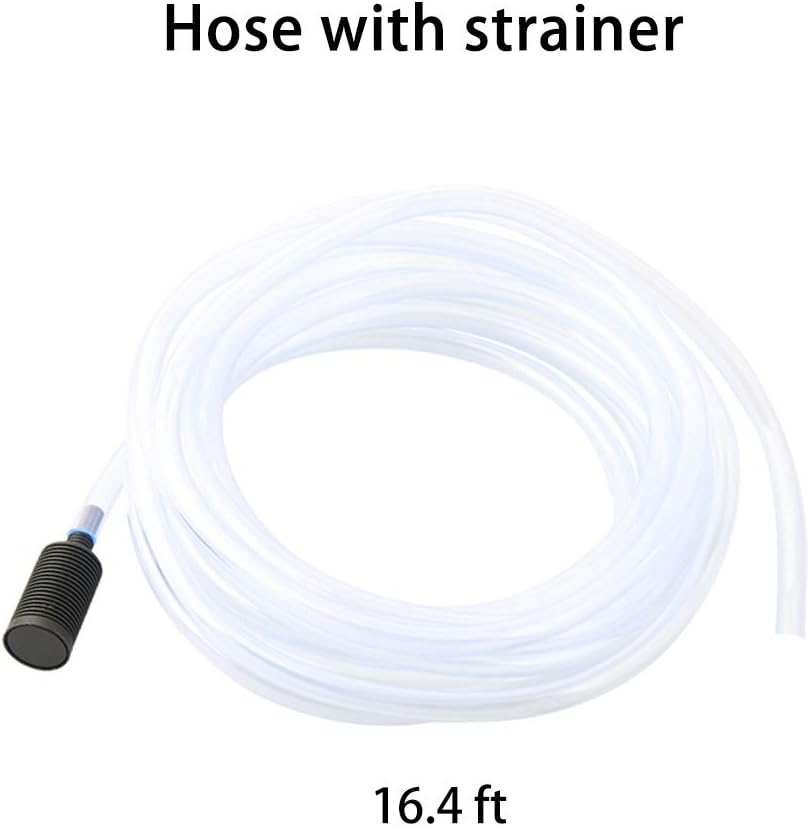 Sooprinse Chemical Injector Kit for High Pressure Washer, 4000 PSI Adjustable Soap Dispenser with a 1/4 Inch Black Soap Nozzle and Teflon Tape, 16 Ft Siphon Hose, 3/8 Inch Quick Connect