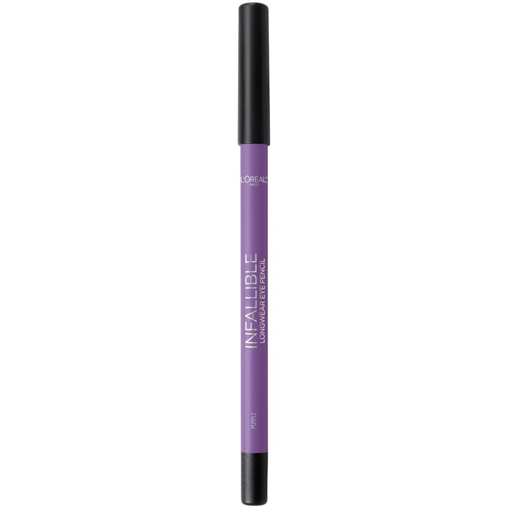 L'Oreal Paris Makeup Infallible Pro-Last Pencil Eyeliner, Waterproof and Smudge-Resistant, Glides on Easily to Create any Look, Aubergine, 0.042 oz.
