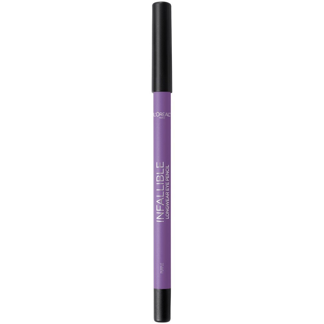 L'Oreal Paris Makeup Infallible Pro-Last Pencil Eyeliner, Waterproof and Smudge-Resistant, Glides on Easily to Create any Look, Aubergine, 0.042 oz.