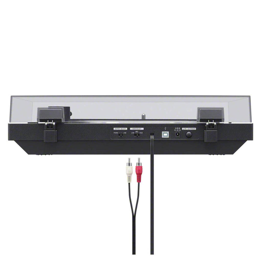 Sony PS-LX310BT Belt Drive Turntable: Fully Automatic Wireless Vinyl Record Player with Bluetooth and USB Output Black