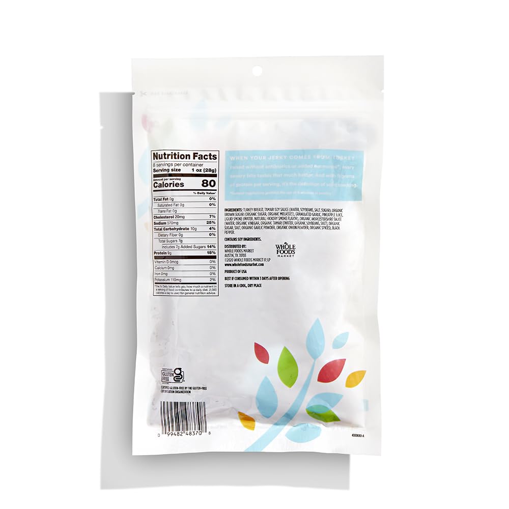 365 by Whole Foods Market, Original Turkey Jerky, 8 OZ