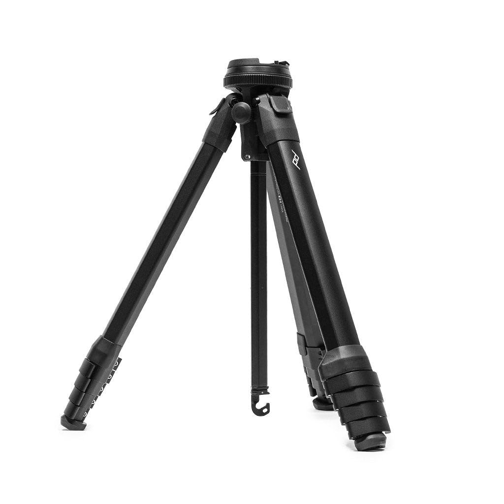 Peak Design Travel Tripod, Aluminum, Compact Design, Quick Setup and Takedown, Pro-Level Stability, Ergonomic Ball Head, Compact and Portable Travel Tripod for Camera and Phone, 20 lb Capacity