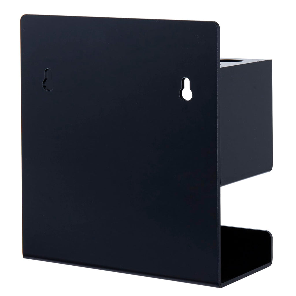 MyGift Dry Erase Marker Holder 10 Slots Whiteboard Marker Holder for Wall Dry Erase Eraser Holder Wall Mount Black