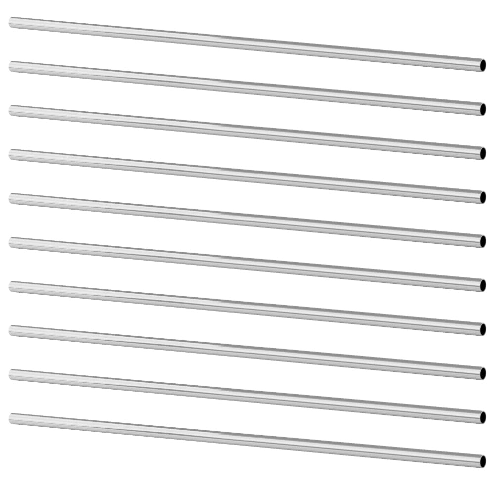 1" OD 304 Stainless Steel Tube, Thickened Pipe Wall & Weldable Tubing, Round Metal Pipe Industrial Straight Tube 10 inch Length (2 Pcs)