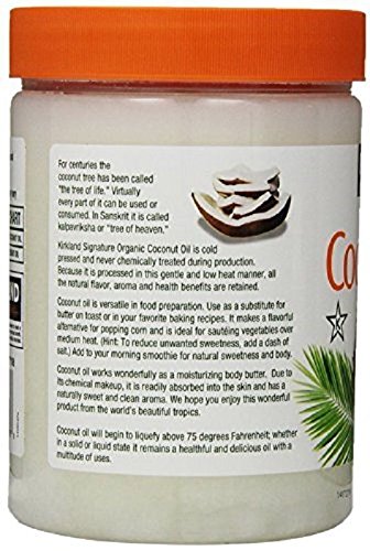 100% Organic Extra Virgin,Coconut Oil,84 Fl .oz,beauty aid and cooking oil