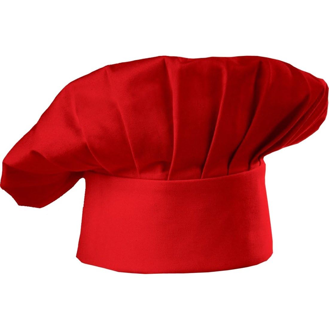 Hyzrz Chef Apron and Hat Set, Adjustable Adult Kitchen Apron With Butcher Hat, Baker Costume Apron with Pocket for Men and Women Father's Gift (Black)