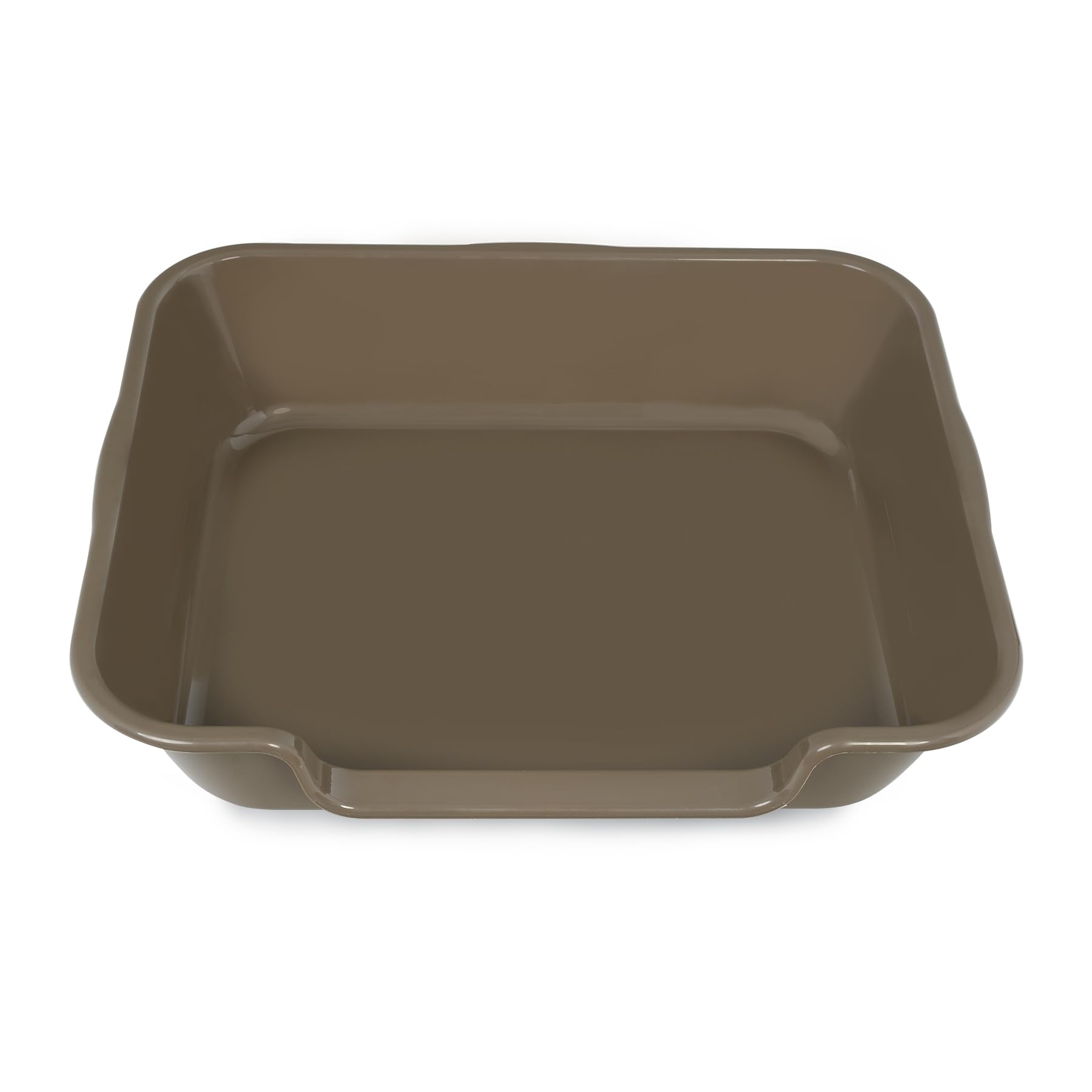 1 Pack of Extra Large Cat Litter Box (ABS Material), Low Entry Senior Litter Pen for Geriatric Kitty Big Cats, Jumbo Pet Safe Litter Boxes Tray for Pets Potty (Beach Sand, 20" L x 15.5" W)