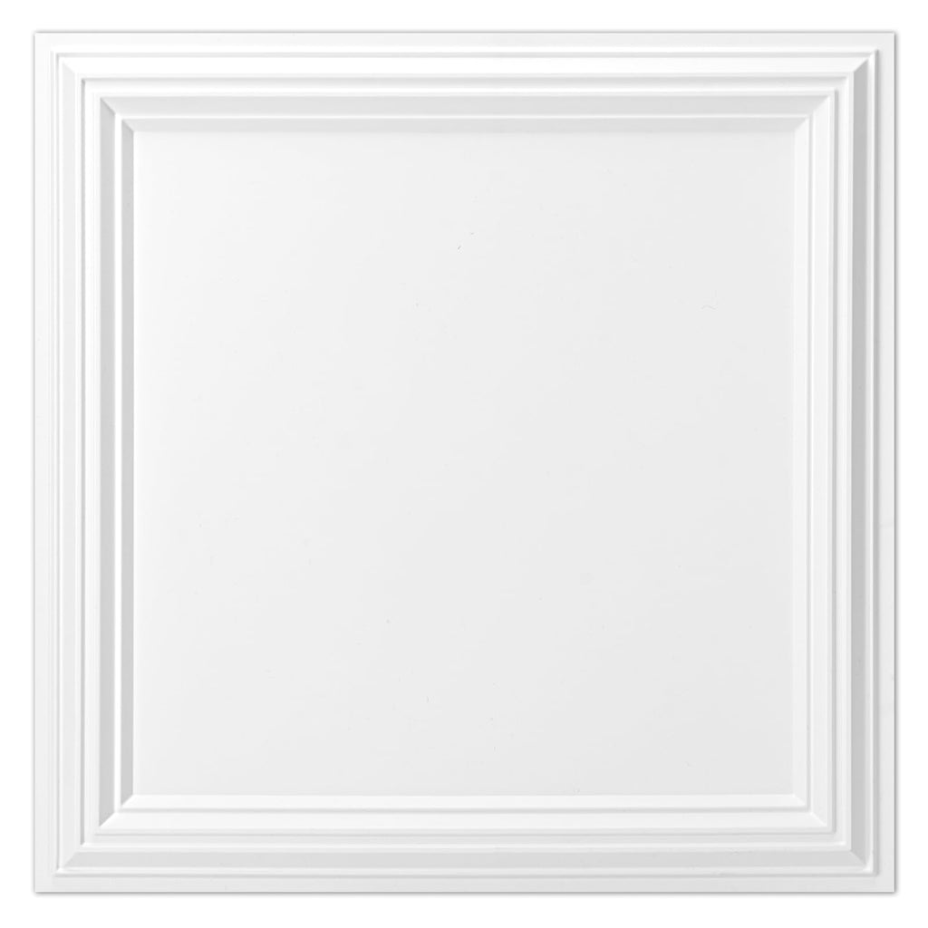 Art3d Drop Ceiling Tiles 24x24in. (12-Pack, 48 Sq.ft), Wainscoting Panels Glue Up 2ft x 2ft for Interior Décor in Living Room, Bedroom & Office, Star Black