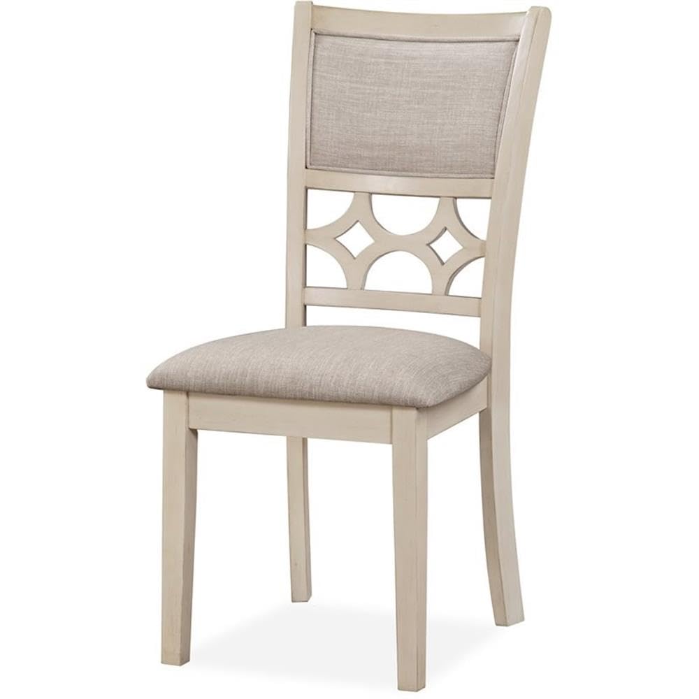 New Classic Furniture Mitchell Dining Room Table, Beige and Brown