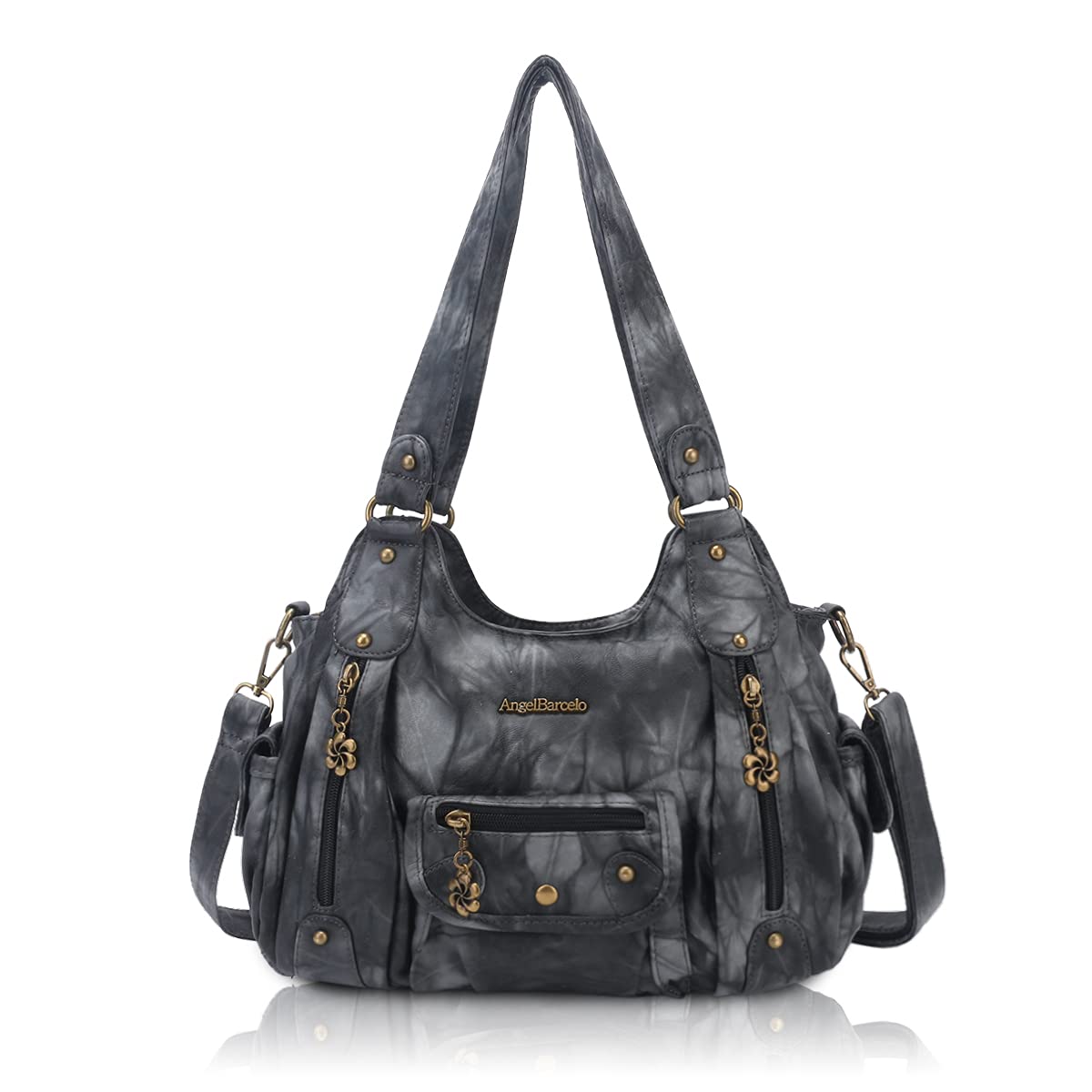Angel Barcelo Purses for Women Soft PU Leather Shoulder Bag Crossbody Purse and Handbags