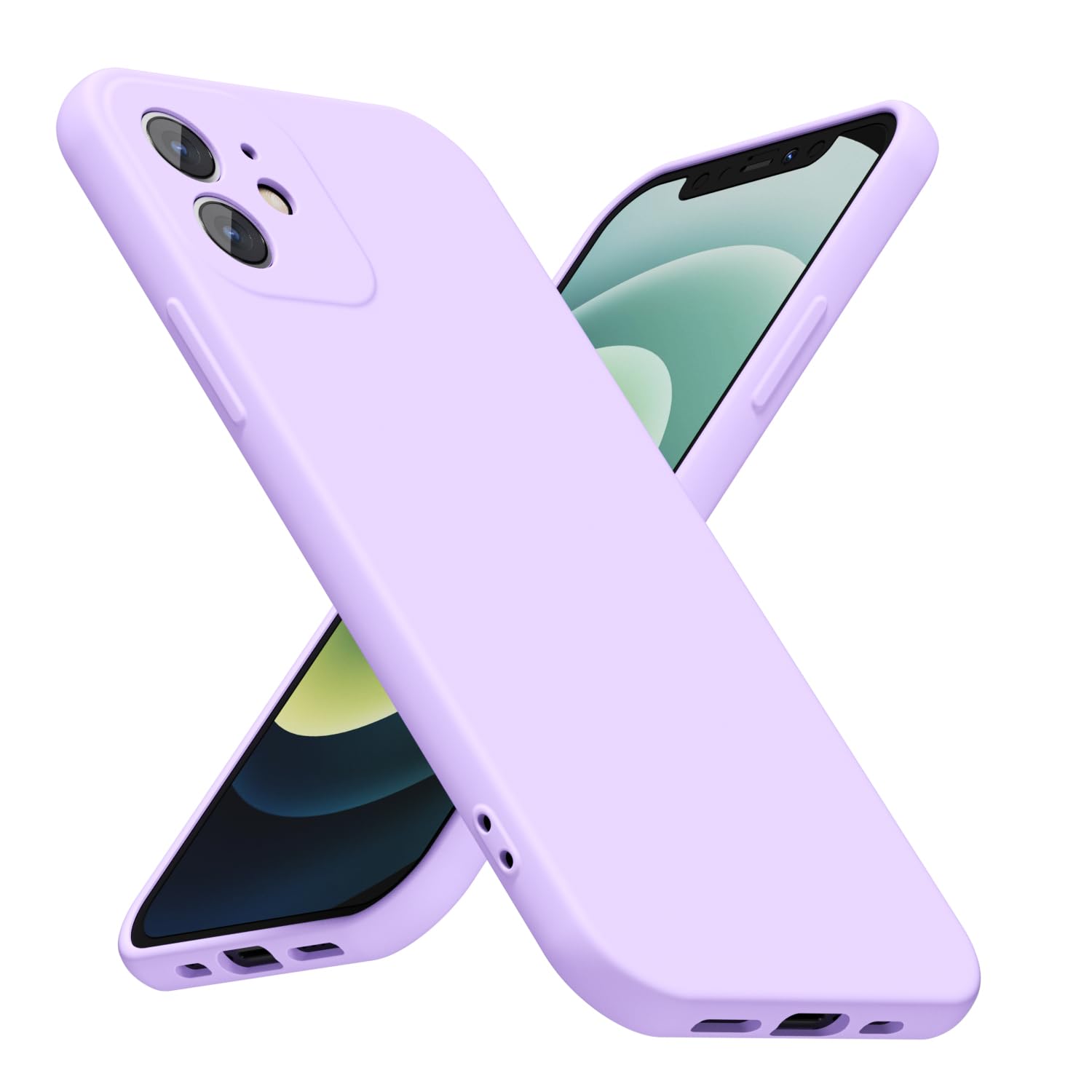 LoeoeL for iPhone 8 Plus/ 7 Plus Phone Case Silicone, Minimalist Ultra Thin Slim Soft Rubber Gel Solid Color Matte TPU Cute Case for Women, Girly Aesthetic Design & Camera Cover, Beige Stone Cream