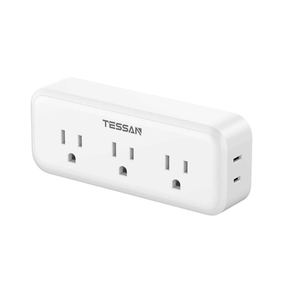 Multi Plug Outlet Extender, TESSAN Surge Protector Wall Plug Splitter with 5 Electrical Outlet Expander, Multiple Plug Adapter for Travel Home Office