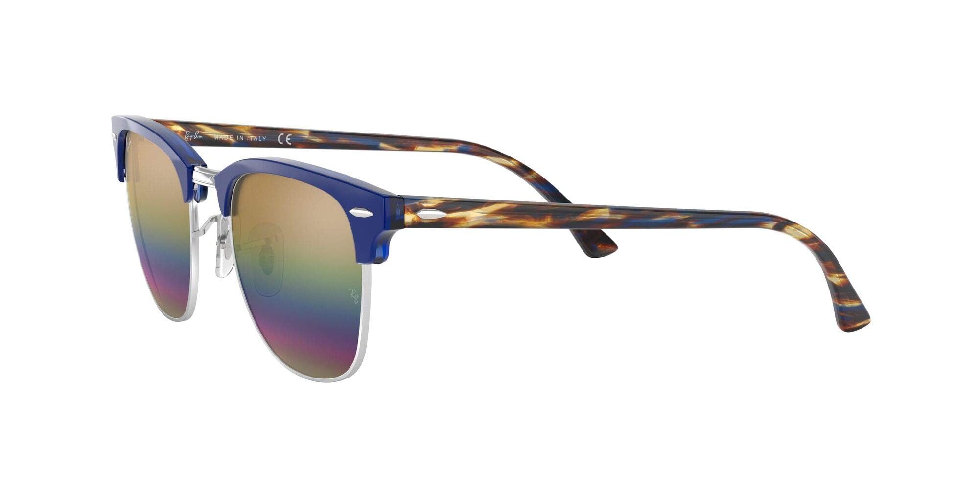 Ray-Ban RB3016 Clubmaster Classic Square Sunglasses for Men for Women