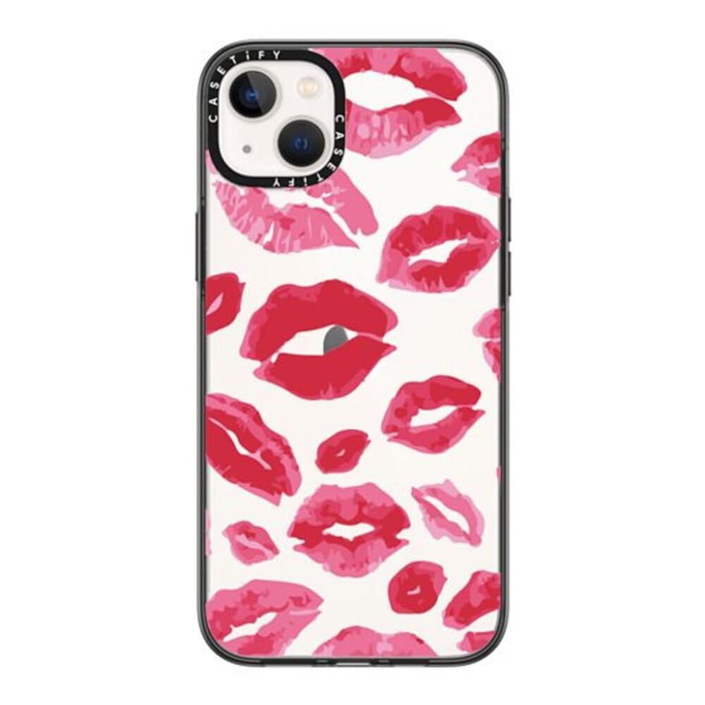CASETiFY Compact Case for iPhone 13 [Lightweight / 4 ft. 2X Military Grade Drop Protection/Slim] - #1 Mom - Clear Black