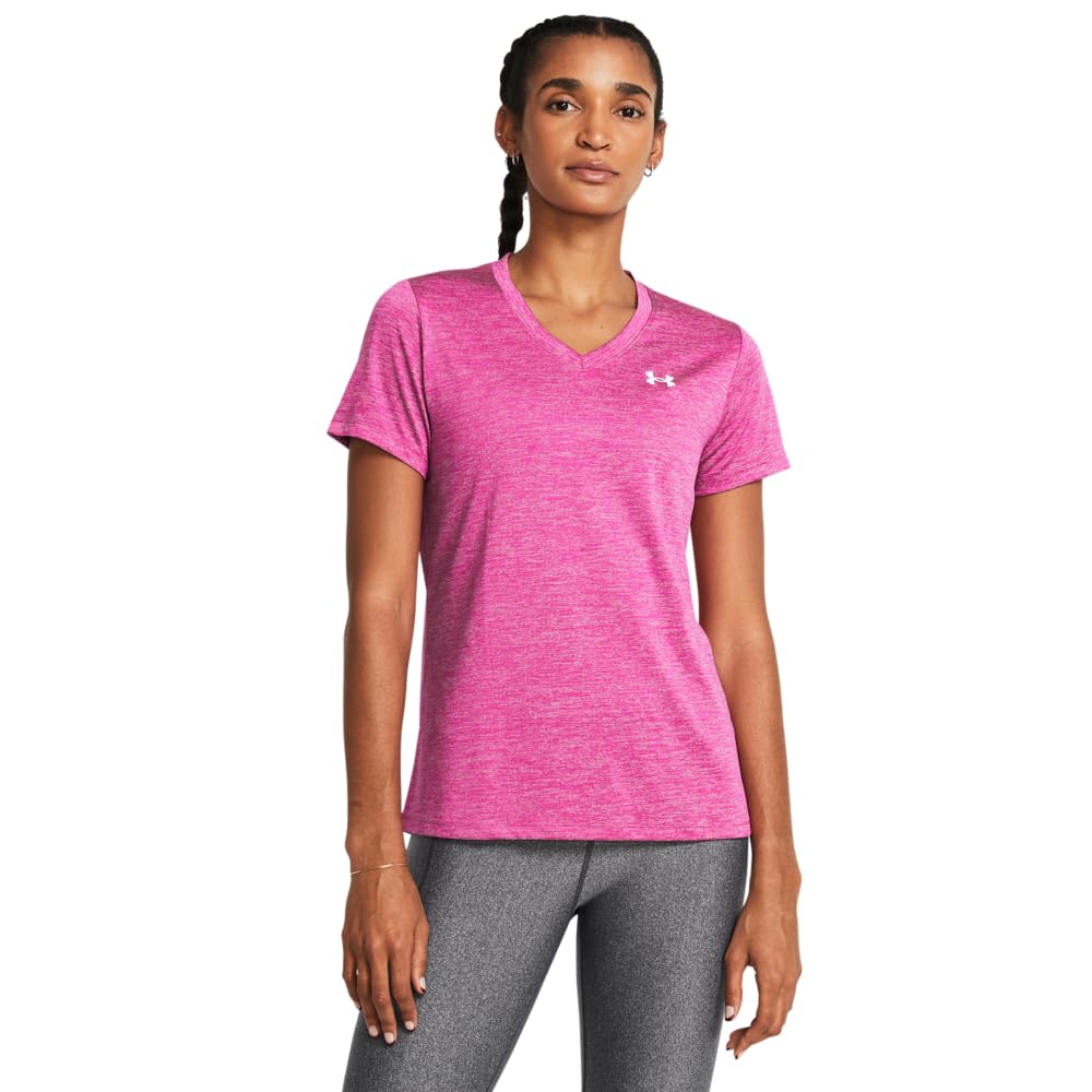Under Armour Women's Tech Twist V Neck Short Sleeve T-Shirt