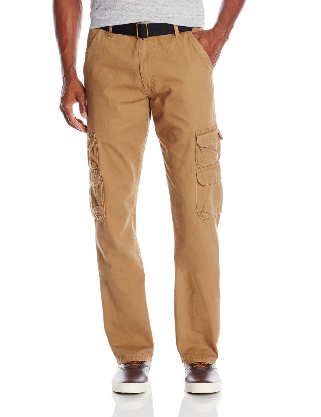 Wrangler Authentics Men's Premium Relaxed Fit Straight Leg Cargo Pant (Bennard)