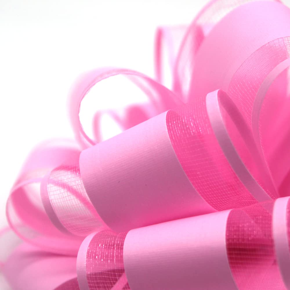 6 PCS Large Pull Bows,Bow for Gift Wrapping,6 inches,Christmas Party Birthday Gift Wedding Ribbon Bows for Wrapping Boxes or Flower Decorations, Valentine's Day Gift Decorations