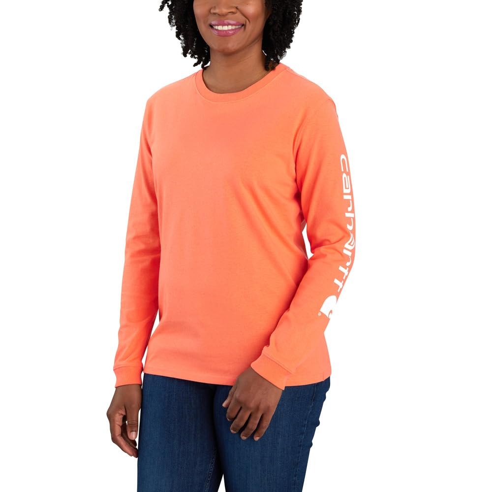 Carhartt Women's Dearborn Loose LS Logo T-Shirt
