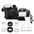 Anbull 1.5HP Swimming Pool Pump, 7140GPH In/Above Ground Pool Pump with 59.05'' Electric Cord, High Efficiency and Low Noise, Apply to Water Circulation in Filtration System (110-120V/60HZ)