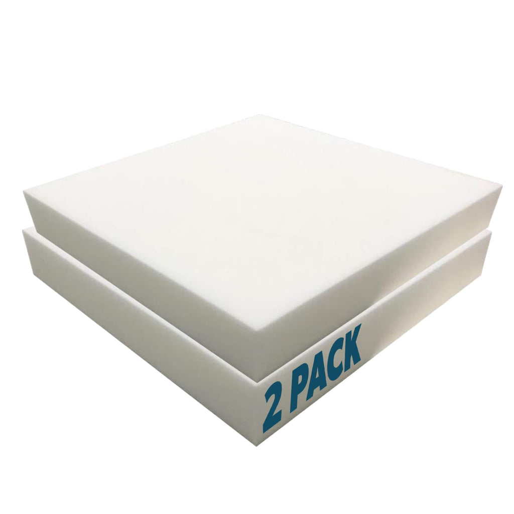 Foamma 1" x 20" x 20" High-Density Upholstery Foam Padding, Thick Custom Pillow, Chair and Couch Cushion Replacement, Craft Supplies for Upholstery and Seat Repair