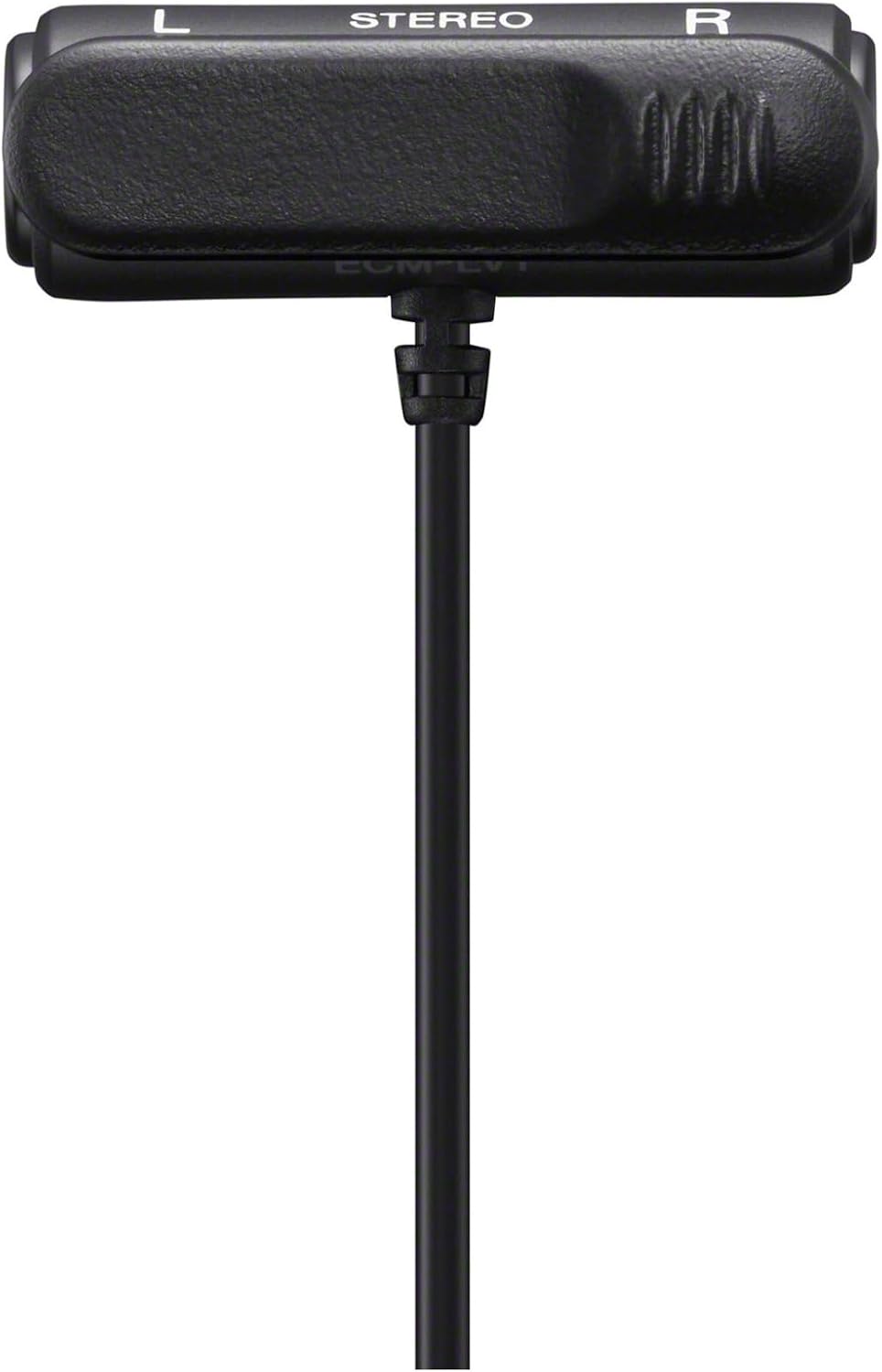 Sony Compact Stereo Lavalier Microphone ECMLV1,Black, Small
