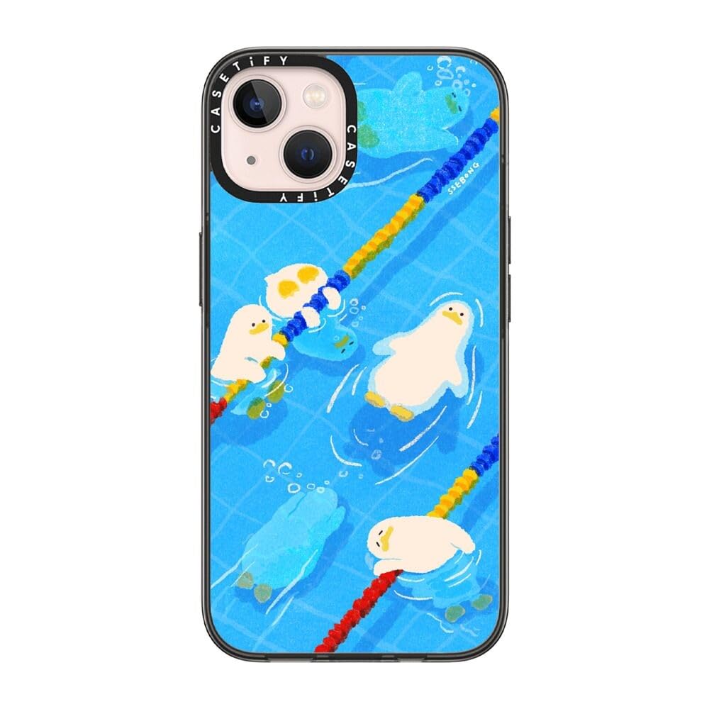 CASETiFY Compact Case for iPhone 13 [Lightweight / 4 ft. 2X Military Grade Drop Protection/Slim] - #1 Mom - Clear Black