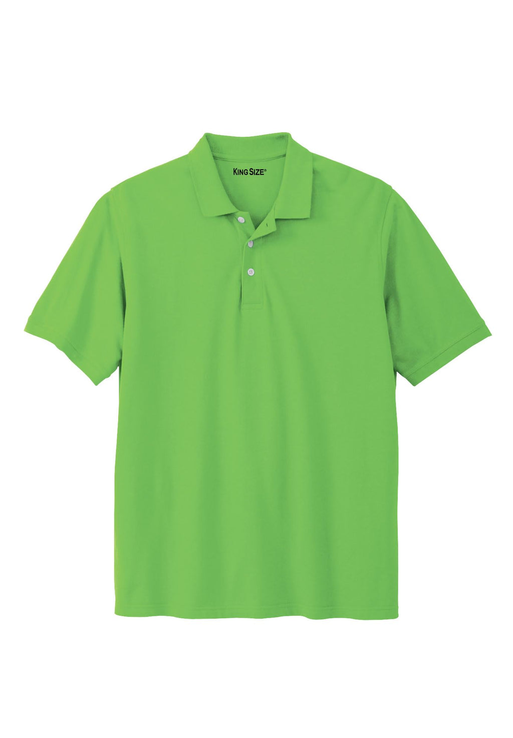 KingSize Men's Big & Tall Shrink-Less Classic Cotton Polo Shirt