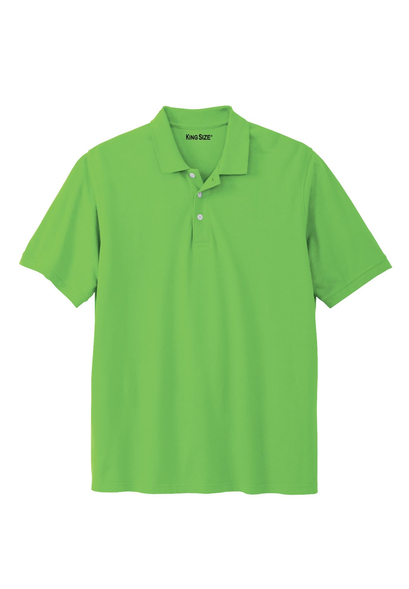 KingSize Men's Big & Tall Shrink-Less Classic Cotton Polo Shirt