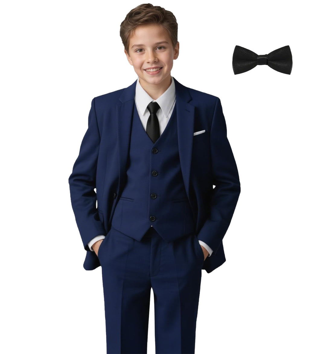 Boys' Suits Formal Tuxedo Slim Fit Boys Suit Set for Wedding Outfit Teen Boy Dress Clothes
