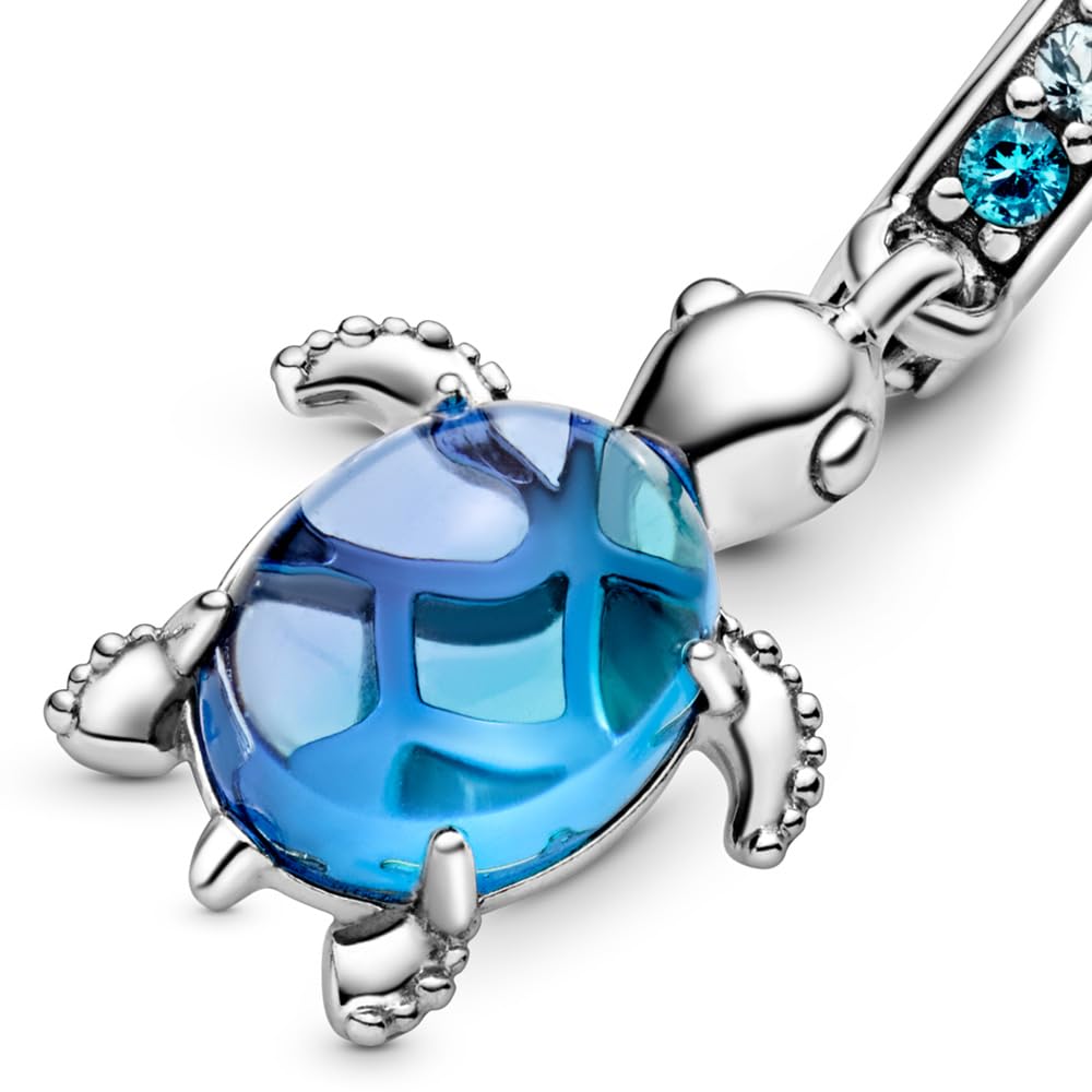 PANDORA Moments Women's Sterling Silver Labrador Puppy Dog Dangle Charm for Bracelet