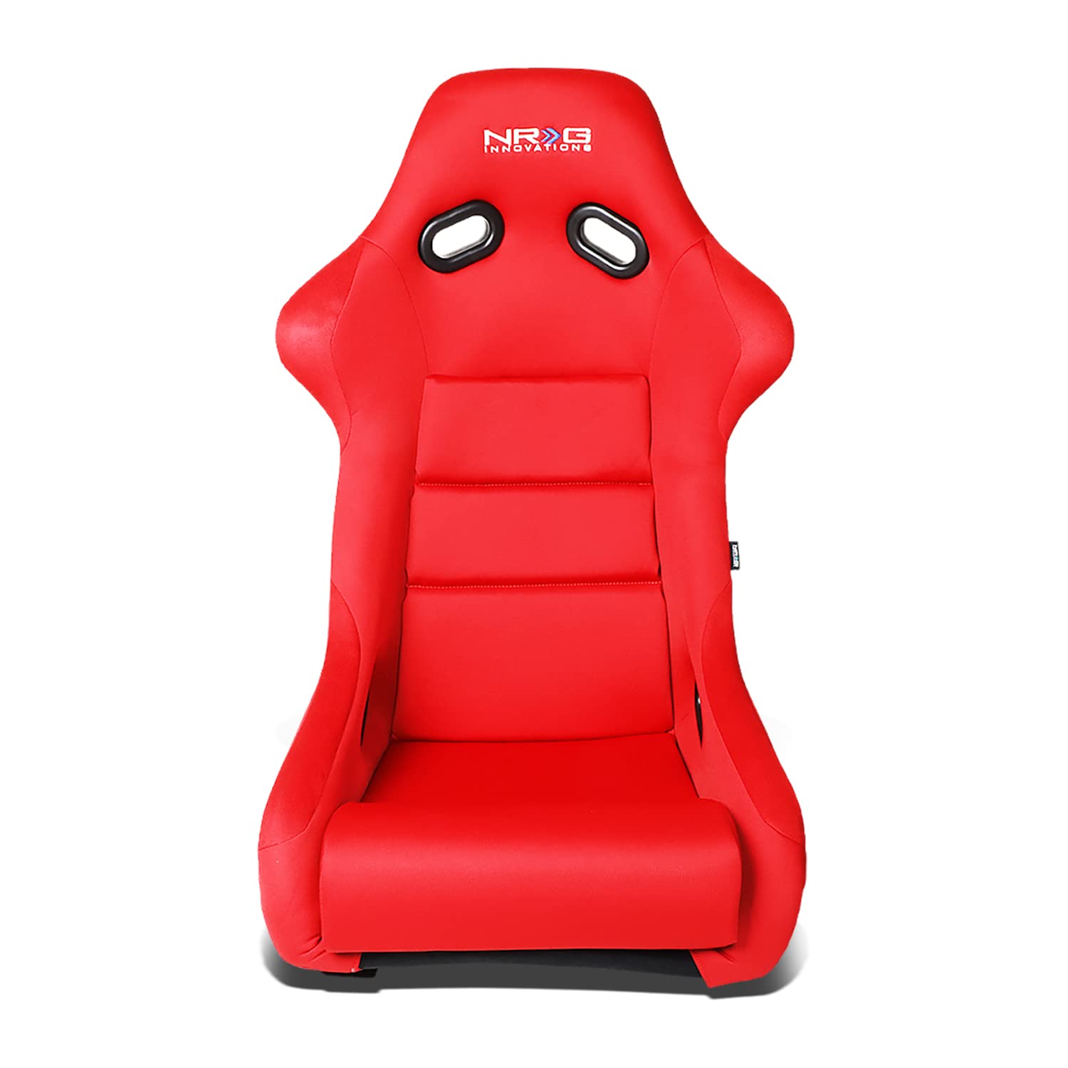 NRG Innovations NRG-FRP-330 Fiber Glass Fixed Back Bucket Racing Seat (Small), 4 pt Harness Compatibility, Black Seat Cover, 19"W X 18" D X 34" H