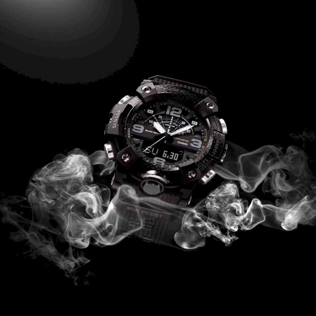 Casio GGB100-1A3 Master of G Mudmaster Men's Watch Green 55mm Carbon